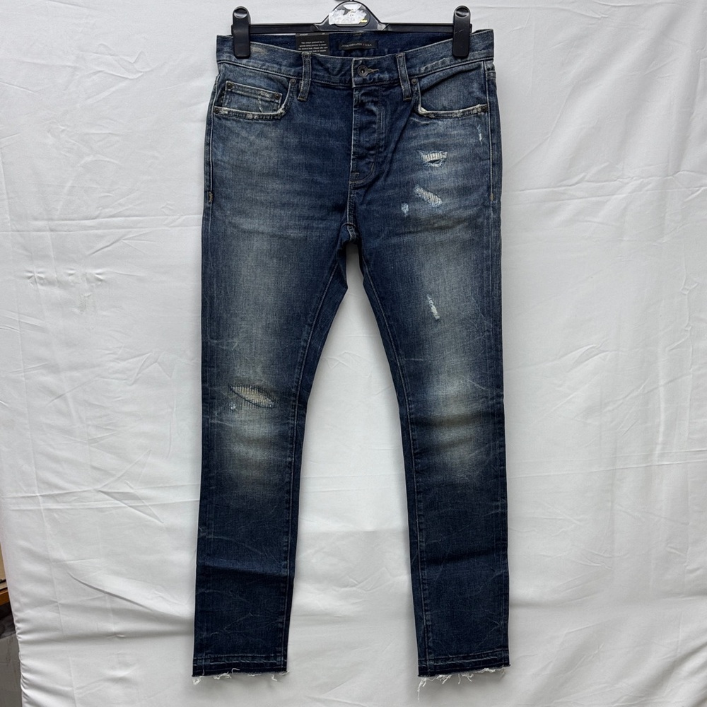 John Varvatos Dark Blue Skinny Jeans. (JV067)